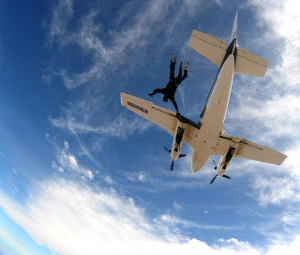 skydiving